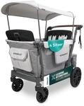 Wonderfold L4 Quad Stroller Wagon | Bollerwagen Faltbar Kinder f&uuml;r 4 Kinder mit