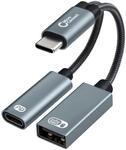 Microconnect USB-C to USB-C PD and USB-A Marke