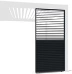 Weide Verstellbare Horizontale Lamellenwand Paneel Zubeh&ouml;r f&uuml;r Weide Pergola 