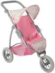 Bayer Chic 2000 Puppenwagen Leon, Jogging-Buggy, Schmetterlinge rosa