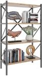 VCM Holz Metall Aufbewahrung Stand Regal B&uuml;cherregal Deko B&uuml;cher Standregal...