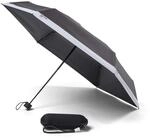 Pantone, Taschenschirm inkl. modischem Reise-Etui, Black 419
