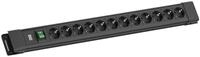 BACHMANN CONNECTUS 12-Fach Steckdosenleiste (Robuste Mehrfachsteckdose mit...