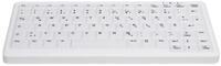 Active Key Cherry Tastatur mit Kabel, kompakt, Wei&szlig;