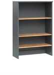 Vicco Badschrank Viktor, Anthrazit/Goldkraft Eiche, 68 x 100.4 cm