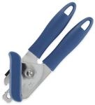 Fackelmann 670444 Dosen&ouml;ffner, Dosen&ouml;ffner, Kunststoff, verchromt, blau, 18,6 x 5,4