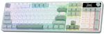 Redragon K761 Gasket Mechanische Gaming Tastatur Display Knopf 104 Tasten