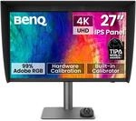 BenQ PD2770U 27 Zoll 4K Monitor mit integriertem Auto-Kalibrator
