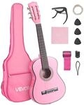 VEVOR Konzertgitarre, 780 mm Holz-Klassikgitarren-Starter-Set f&uuml;r Anf&auml;nger,...