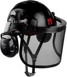 Mustbau Motors&auml;gen-Sicherheitshelm, Schutzhelm mit Freischneider und...