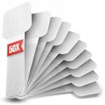 LABEL THE CABLE Wall Straps Klett-Kabelhalter selbstklebend, 50er Set 