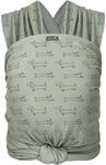 Hoppediz Elastisches Babytragetuch ab Geburt, Dackelicious 5,40 m |...
