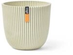 Capi Europe - Blumentopf Kugel Groove 'Made with' S&auml;gesp&auml;ne beige - 25x23 -