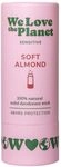 We Love the Planet Deo Stick Papertube, Soft Almond Sensitive, 40g