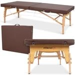 HABYS Massageliege Klappbar 190x80cm, Arbeitsh&ouml;he 45&ndash;64cm, Nino Braun |...