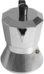PINTINOX Capri Full Induction, Espressokocher f&uuml;r 3 Tassen aus Aluminium,...