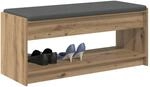 vidaXL Flurbank Artisan-Eiche 103 x 38 x 45 cm