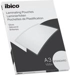 Ibico Basics Laminierfolien A3 Standard, 100 St&uuml;ck, Gl&auml;nzende Hei&szlig;laminierfolien,