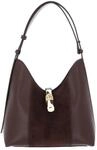 Furla Leder Schultertasche Goccia Hobo Toni Espresso dunkelbraun