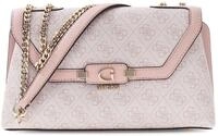 GUESS Umh&auml;ngetasche Schultertasche Lindsey Convertible Xbody Flap Orchid Logo