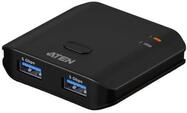 ATEN US4322 USB 3.2 Gen 1 Sharing Switch f&uuml;r 2 PCs mit 2 USB-Ports | Sharing Switch