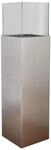 VIVANNO Windlicht-S&auml;ule Kerzenst&auml;nder Silber Metallic Deko-Laterne 100 cm 