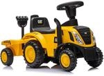 Lemodo Rutschauto Traktor mit Anh&auml;nger CAT gelb ab 1 Jahr &ndash; Kindertraktor mit