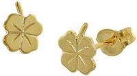 trendor Kinder Ohrringe Gold 333 / 8K Kleeblatt Ohrstecker 35924