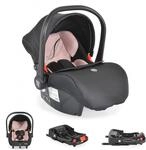 Moni Babyschale Multi Set mit Isofixbasis Royal, i-Size (40-87cm) Gruppe 0+ rosa