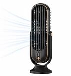 Bestlivings Tischventilator Akku Schwarz 5 Stufen leise