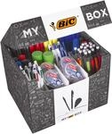 BIC Schreibwaren Set: 75 Kugelschreiber, 8 Textmarker, 2 Kleber, 7 Marker, 8