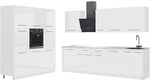 Vicco K&uuml;chenzeile Fame-Line, Wei&szlig; Hochglanz/Wei&szlig;, 460 cm | 12 Module &middot;