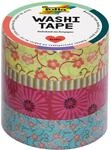 folia 26405 - Washi Tape, Klebeband aus Reispapier, 4er Set Blumenregen - ideal...