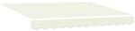 vidaXL Markisenersatzstoff Creme 235 x 195 cm Polyester