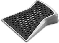 W&Uuml;STHOF Schleifhilfe / Winkelhilfe, 6,1 x 6,0 x 1,5 cm, Silber / Schwarz