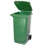 BRB 120 Liter M&uuml;lltonne/M&uuml;llgro&szlig;beh&auml;lter, mit Fu&szlig;pedal f&uuml;r handfreie...