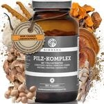QIDOSHA&reg; Pilz Komplex Kapseln, 180 Stk im Apothekerglas, hochreine...