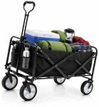 BigDean Bollerwagen faltbar 105L bis 100 kg belastbar klappbarer Handwagen