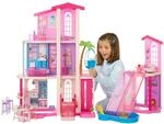 Barbie Dreamhouse Puppenhaus | 2 Pools, 2 Rutschen, Aufzug, 9 Spielbereiche, 2