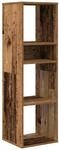 vidaXL B&uuml;cherregal Altholz-Optik 34x31x112 cm Holzwerkstoff