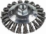 Klingspor Kegelb&uuml;rste gezopft Anzahl Reihen 1 115 mm Gewinde M 14 0,5 Edelstahl