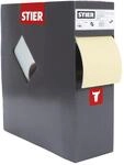 STIER Schleifpapier Auf Schaumunterlage P180 | 115x92mm Rollenl&auml;nge: 25m,