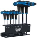 Draper Expert 33873 Expert T-Griff, Sechskant- und Kugelkopfschl&uuml;ssel-Set mit