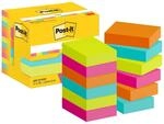 Post-it Notes Poptimistic Collection, 12 Bl&ouml;cke, 100 Blatt pro Block, 38 mm x 51 mm,