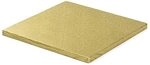 Decora 0931713 QUADRATISCHE TORTENPLATTE Gold cm 30X1,2 H