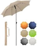 FARE Sonnenschirm Gr. M - 180 cm Durchmesser - UV-Schutz 50+ f&uuml;r Balkon Garten