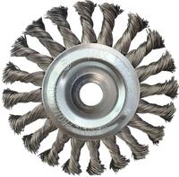 KS Tools 340.0047 Rostfreie Stahldrahtrundb&uuml;rste 0,5mm, &Oslash; 125mm