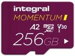 Integral Momentum I 256 GB microSDXC-Karte - bis 210 MB/s lesen, 180 MB/s schreiben,