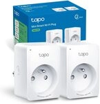Tapo WLAN-Steckdose, intelligente Steckdose, kompatibel mit Alexa und Google...