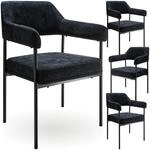 tectake&reg; 4X Stuhl, K&uuml;chenst&uuml;hle modern, 4er Set St&uuml;hle mit Armlehne f&uuml;r